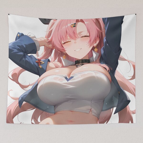 Item preview, Nicole Demara Zenless Zone Zero Anime Girl Relaxed Waifu Charm designed and sold by Raslbazola.