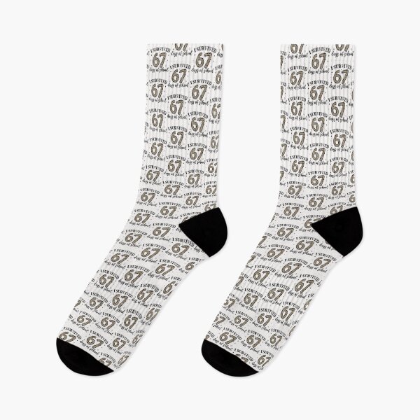 Item preview, I Survived 67 Days Of School Leopard Six Seven Funny Girls designed and sold by merlinnears.