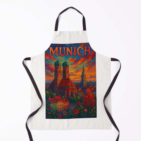 Item preview, Golden Hour Over Frauenkirche and Neues Rathaus, Munich designed and sold by Places On Earth.