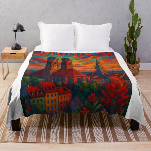 Item preview, Golden Hour Over Frauenkirche and Neues Rathaus, Munich designed and sold by Places On Earth.