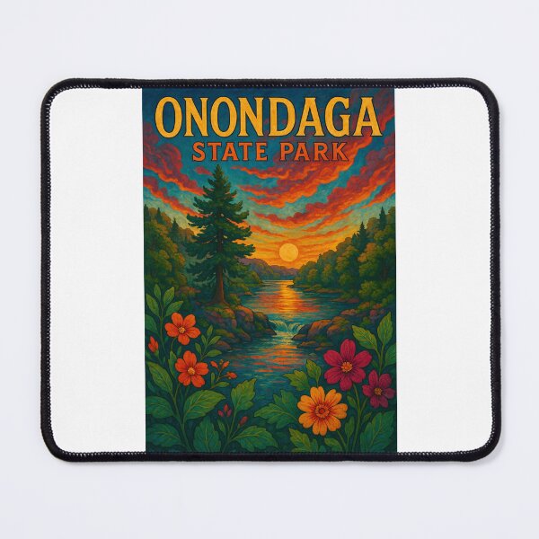 Item preview, Onondaga State Park at Sunset, Missouri designed and sold by Places On Earth.