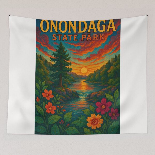 Item preview, Onondaga State Park at Sunset, Missouri designed and sold by Places On Earth.