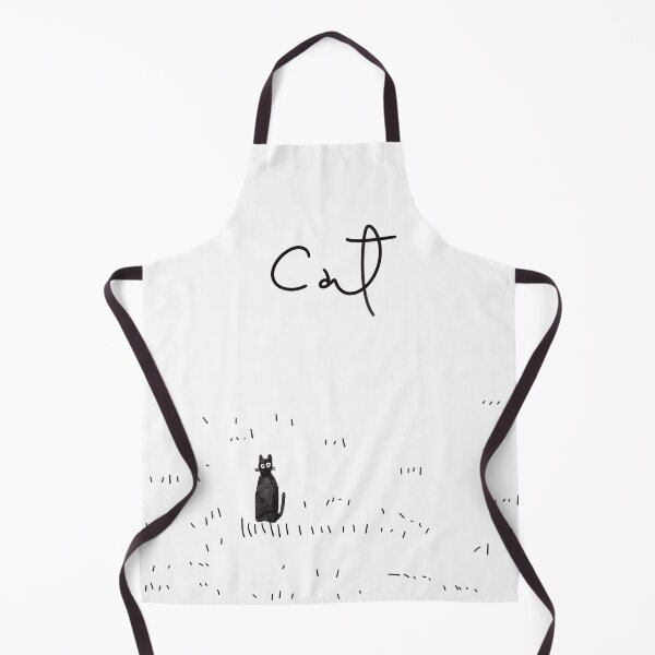 Item preview, Hand-Drawn Cat in a Field of Dashes designed and sold by Red Onion.