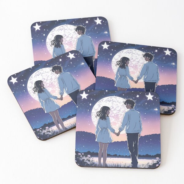Item preview, COUPLE IN MOONLIGHT designed and sold by Richastudio.