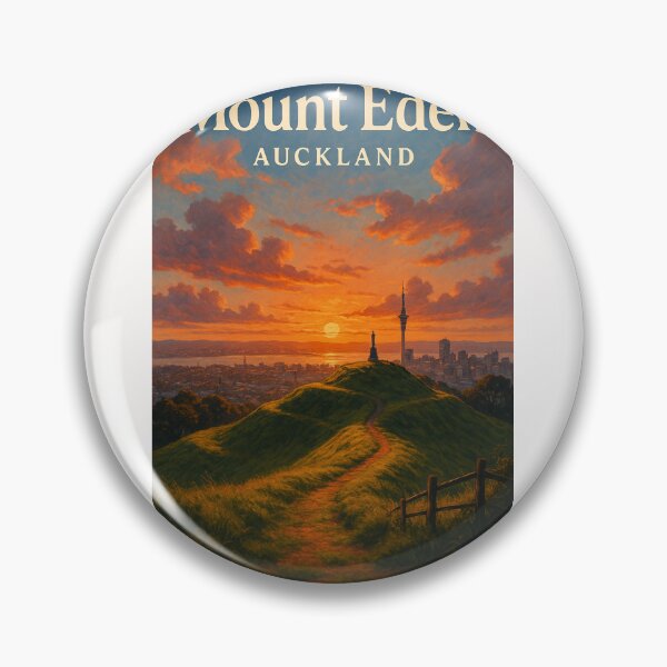 Item preview, Mount Eden Summit at Sunset, Auckland, New Zealand designed and sold by Places On Earth.