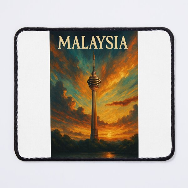 Item preview, KL Tower in Evening Glow, Kuala Lumpur, Malaysia designed and sold by Places On Earth.