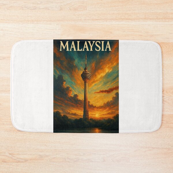 Item preview, KL Tower in Evening Glow, Kuala Lumpur, Malaysia designed and sold by Places On Earth.