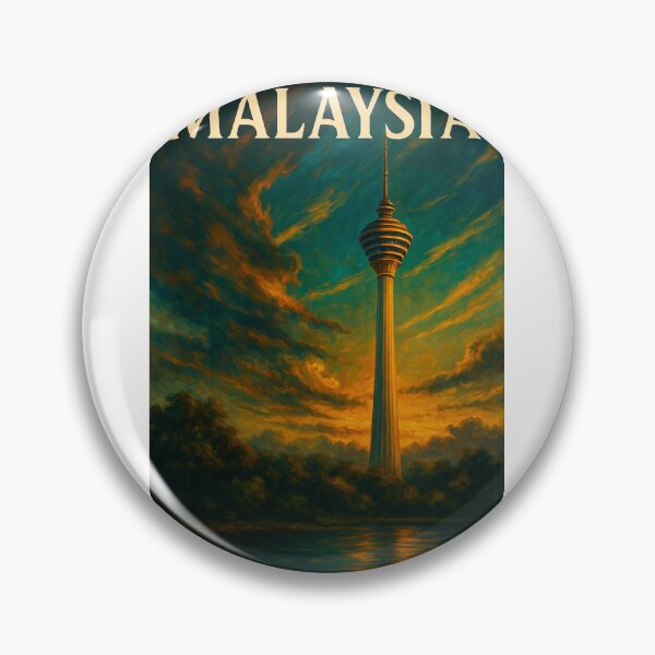 Item preview, Twilight Skies Behind KL Tower, Kuala Lumpur designed and sold by Places On Earth.