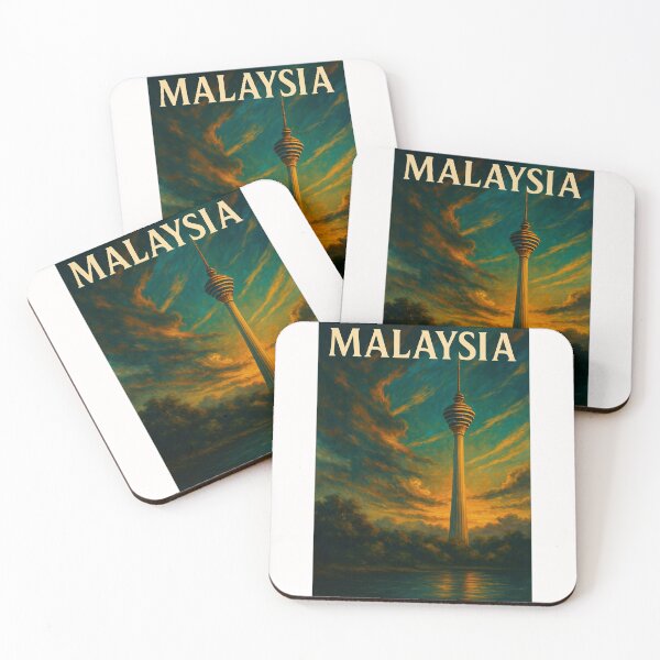 Item preview, Twilight Skies Behind KL Tower, Kuala Lumpur designed and sold by Places On Earth.