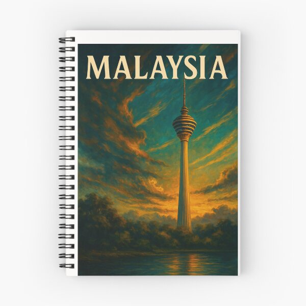 Item preview, Twilight Skies Behind KL Tower, Kuala Lumpur designed and sold by Places On Earth.