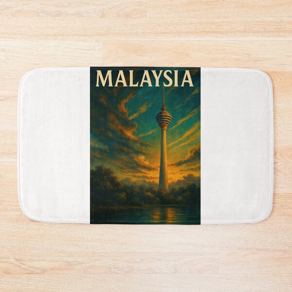 Item preview, Twilight Skies Behind KL Tower, Kuala Lumpur designed and sold by Places On Earth.