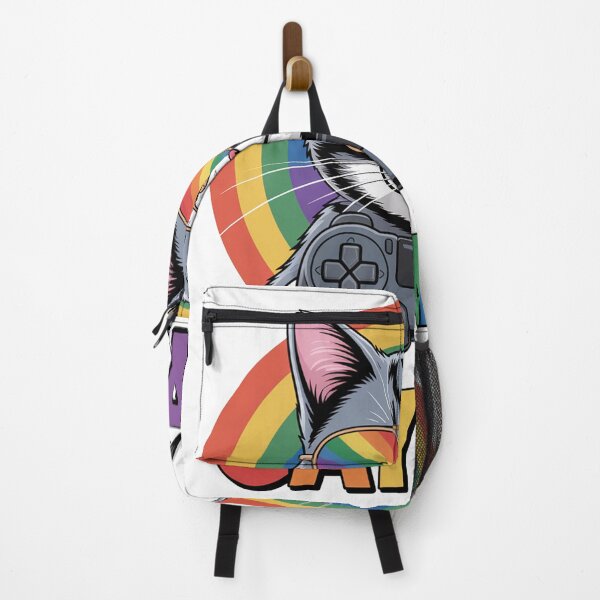 Item preview, Gaymer Cat Gamer Lgbtq Pride Rainbow designed and sold by JonGogue.