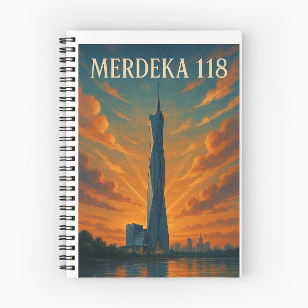 Item preview, Merdeka 118 Tower at Sunset, Kuala Lumpur designed and sold by Places On Earth.