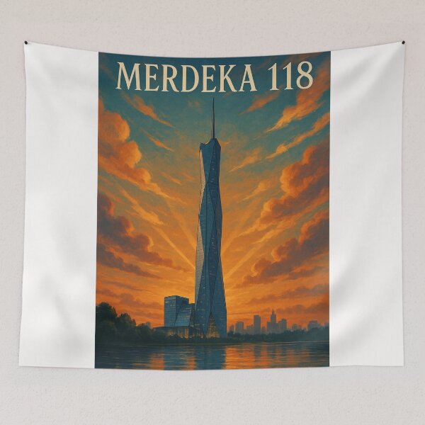 Item preview, Merdeka 118 Tower at Sunset, Kuala Lumpur designed and sold by Places On Earth.