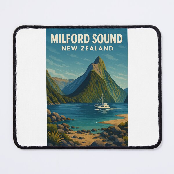 Item preview, Milford Sound Boat Journey, Fiordland, New Zealand designed and sold by Places On Earth.