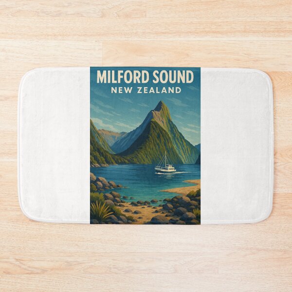Item preview, Milford Sound Boat Journey, Fiordland, New Zealand designed and sold by Places On Earth.