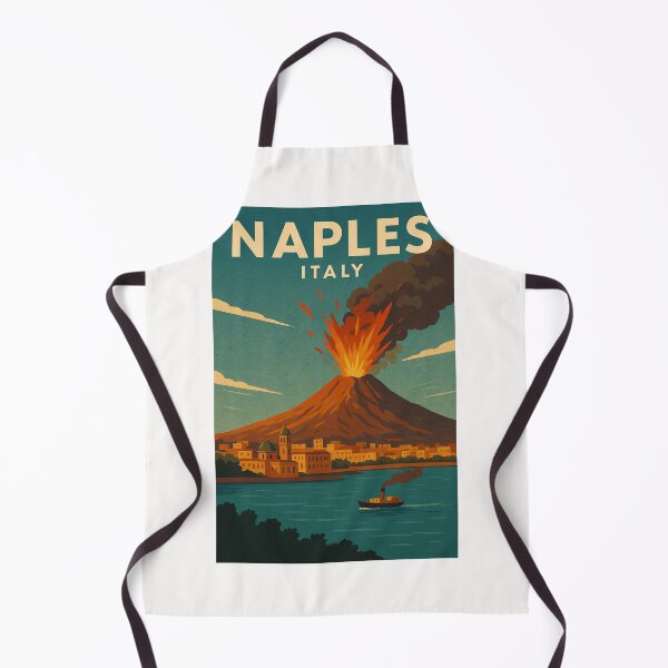 Item preview, Mount Vesuvius Erupting over Naples, Italy designed and sold by Places On Earth.