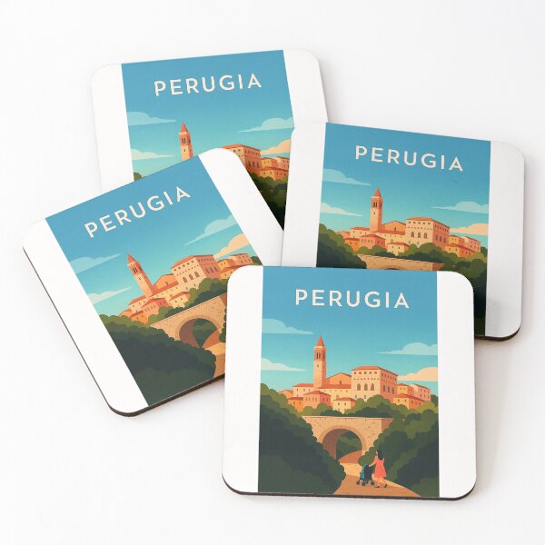Item preview, Medieval View of Perugia, Umbria, Italy designed and sold by Places On Earth.