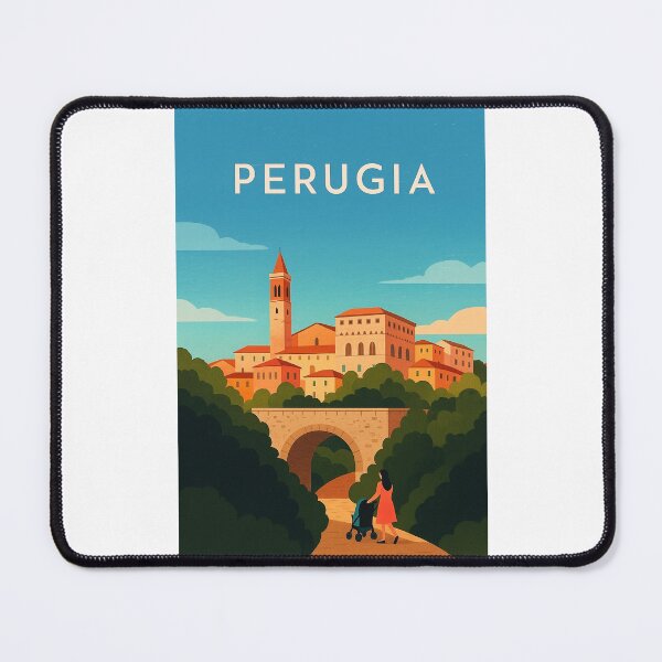 Item preview, Medieval View of Perugia, Umbria, Italy designed and sold by Places On Earth.