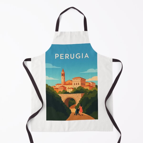 Item preview, Medieval View of Perugia, Umbria, Italy designed and sold by Places On Earth.