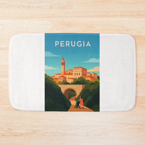 Item preview, Medieval View of Perugia, Umbria, Italy designed and sold by Places On Earth.