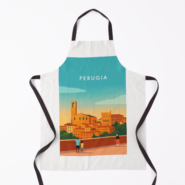 Item preview, Rooftop Skyline of Perugia, Umbria Hilltown designed and sold by Places On Earth.