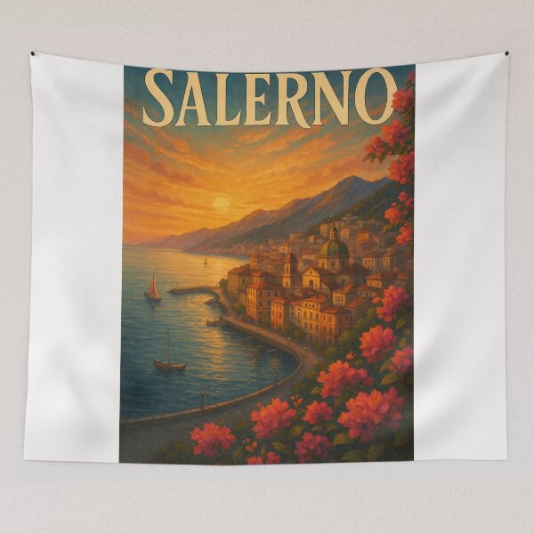 Item preview, Salerno Coastal Sunset, Amalfi Region, Italy designed and sold by Places On Earth.
