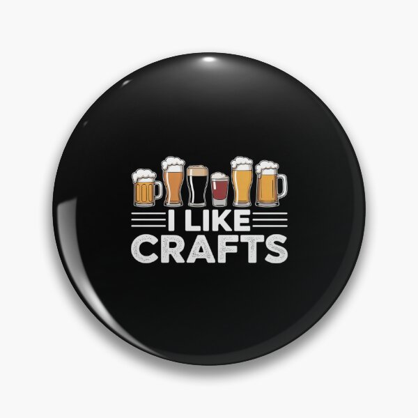Item preview, I LIKE CRAFTS Craft Beer Microbrew Hops Dad Men  designed and sold by EllinoKlemo.