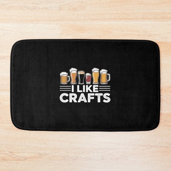Item preview, I LIKE CRAFTS Craft Beer Microbrew Hops Dad Men  designed and sold by EllinoKlemo.