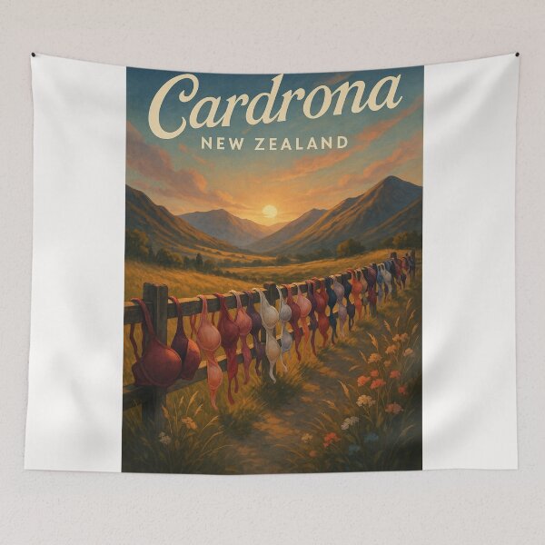 Item preview, Sunset at Cardrona Bra Fence, New Zealand designed and sold by Places On Earth.