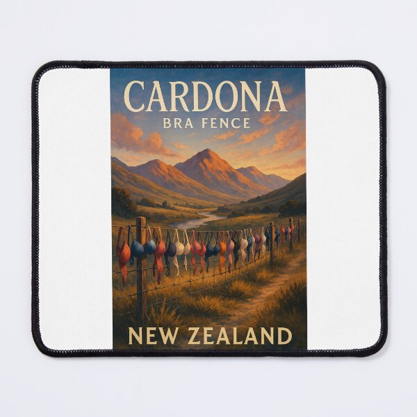 Item preview, Cardrona Bra Fence at Dusk, Crown Range, New Zealand designed and sold by Places On Earth.