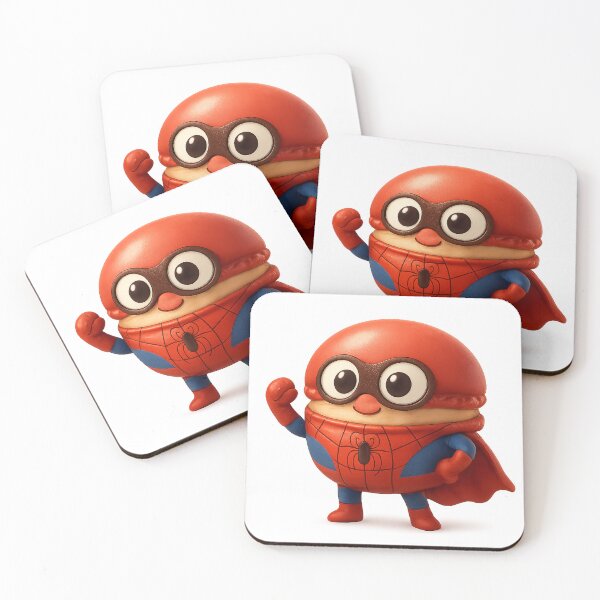 Item preview, Spider Macaron - The League of Super Cakes designed and sold by ReineDingo.