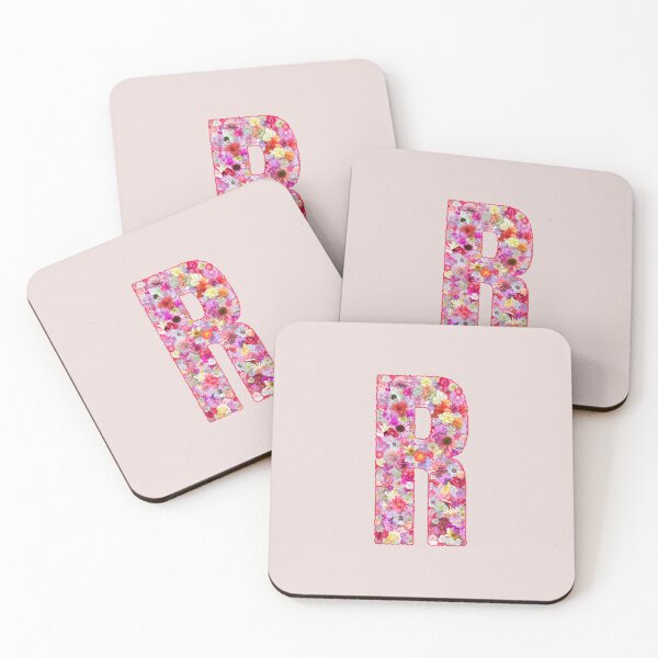Item preview, Floral Letter R –  Botanical English Alphabet Monogram Typography Design designed and sold by TheSassyNoble.