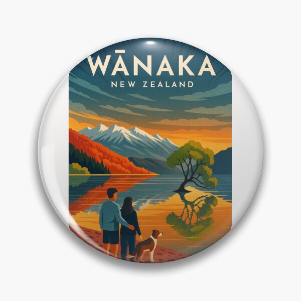 Item preview, Lake Wānaka Autumn View, Otago Region designed and sold by Places On Earth.