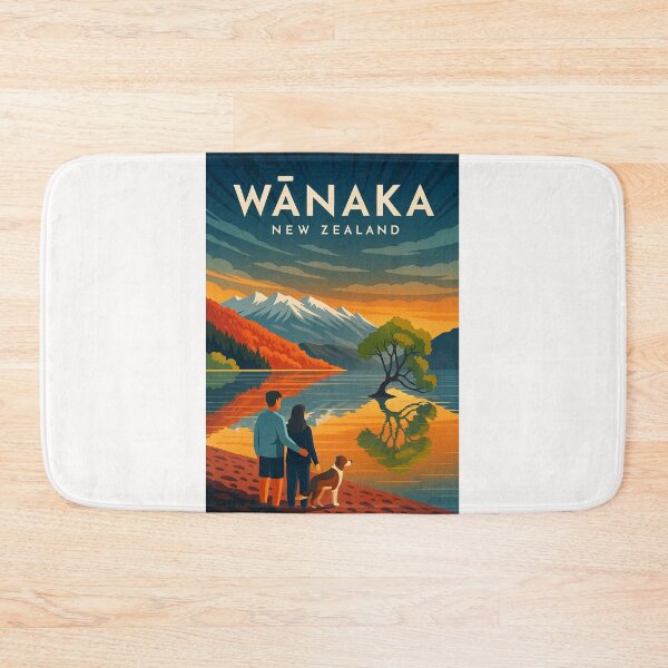 Item preview, Lake Wānaka Autumn View, Otago Region designed and sold by Places On Earth.