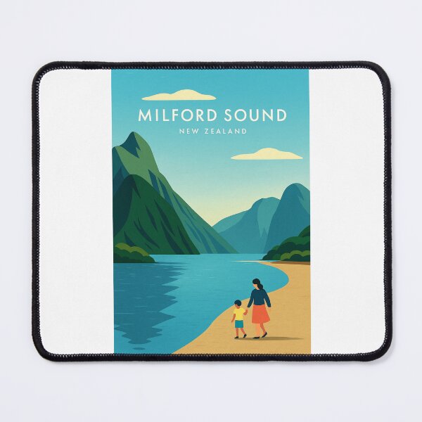 Item preview, Milford Sound Beach Walk, Fiordland, New Zealand designed and sold by Places On Earth.