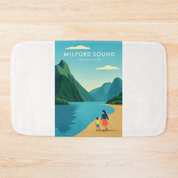Item preview, Milford Sound Beach Walk, Fiordland, New Zealand designed and sold by Places On Earth.