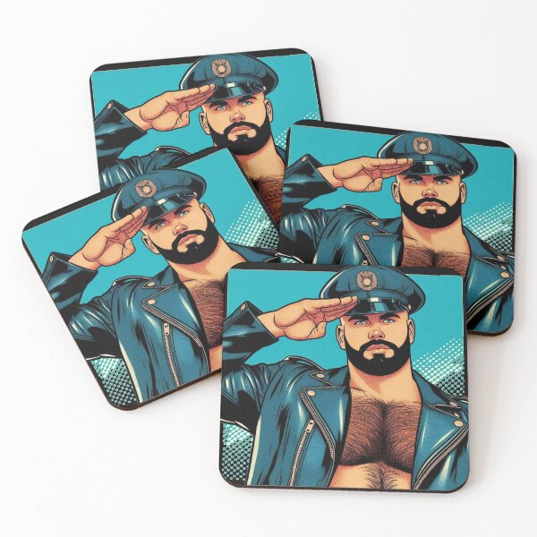 Item preview, Gay Russian Biker Daddy Color Pride Graphic Design designed and sold by ItsAKinkThing.