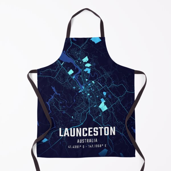 Item preview, Launceston Midnight City Map designed and sold by HomeLivingCo.