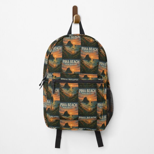 Item preview, Sunset at Piha Beach, Auckland, New Zealand designed and sold by Aryabek.