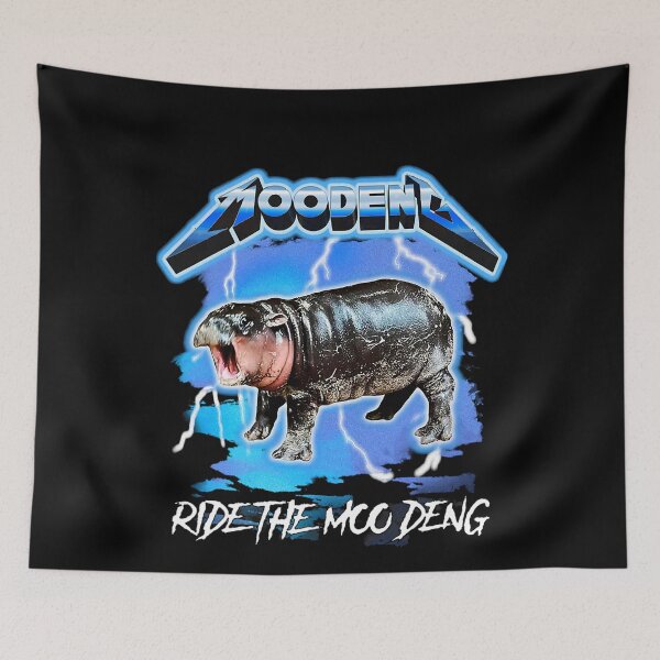Item preview, Ride The Moo Deng T-Shirt designed and sold by MaudWebe.