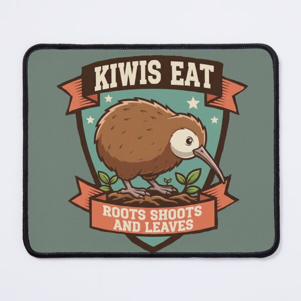 Item preview, kiwis eat roots, shoots leaves designed and sold by carole hirst.