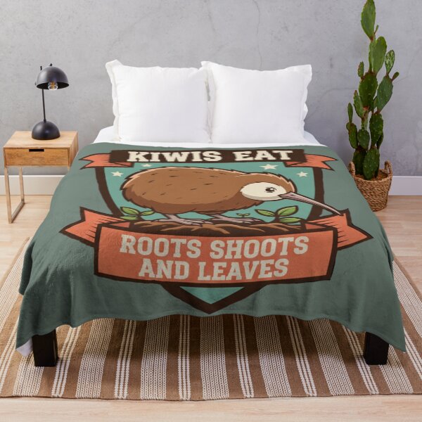 Item preview, kiwis eat roots, shoots leaves designed and sold by carole hirst.