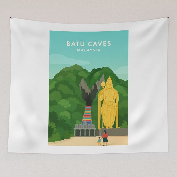 Item preview, Batu Caves Rainbow Steps, Selangor, Malaysia designed and sold by Aryabek.