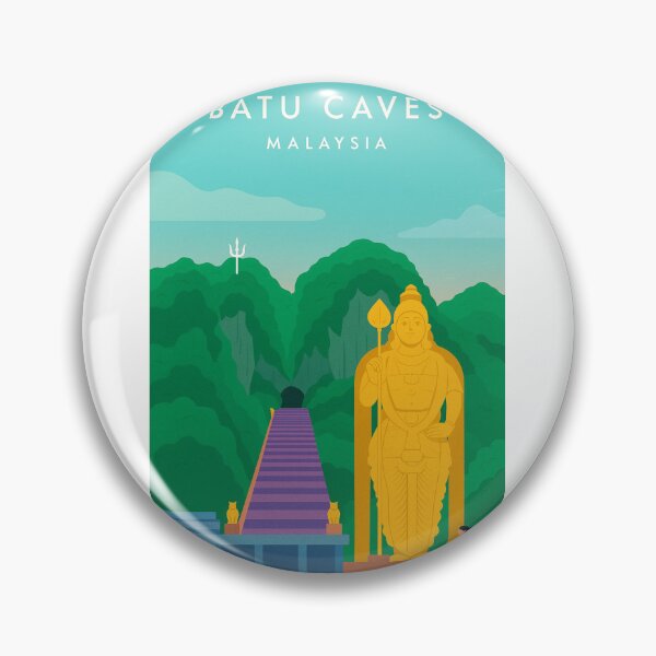 Item preview, Batu Caves and Murugan Statue, Malaysia designed and sold by Aryabek.