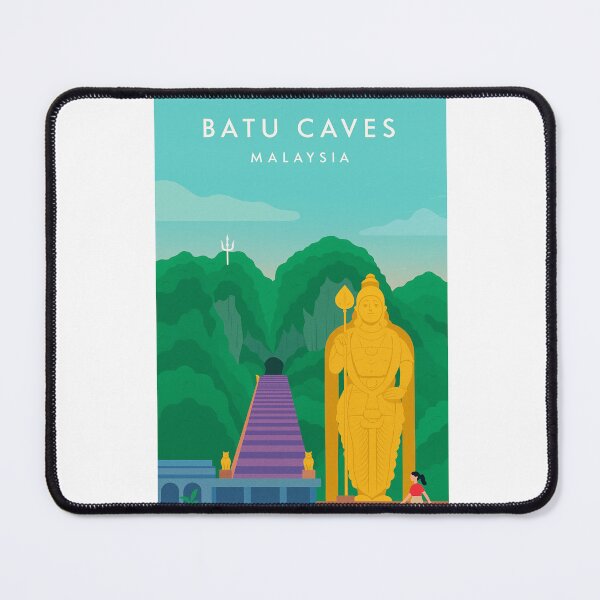 Item preview, Batu Caves and Murugan Statue, Malaysia designed and sold by Aryabek.