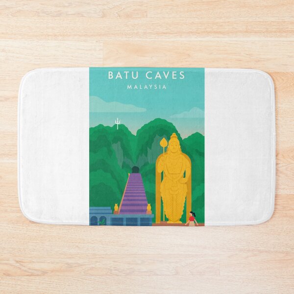 Item preview, Batu Caves and Murugan Statue, Malaysia designed and sold by Aryabek.