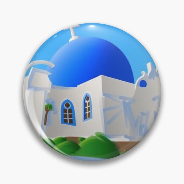 Item preview, Santorini Church  designed and sold by Karen Persephone .