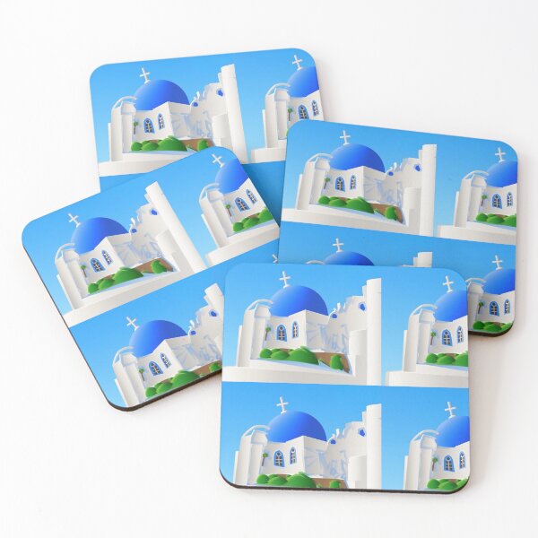 Item preview, Santorini Church  designed and sold by Karen Persephone .