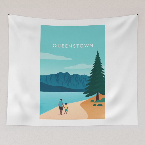 Item preview, Queenstown Lakeside View, Otago Region, New Zealand designed and sold by Aryabek.